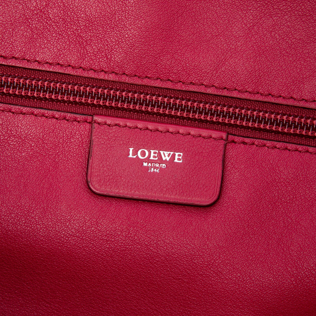 LOEWE Leather Anagram Shopper Tote