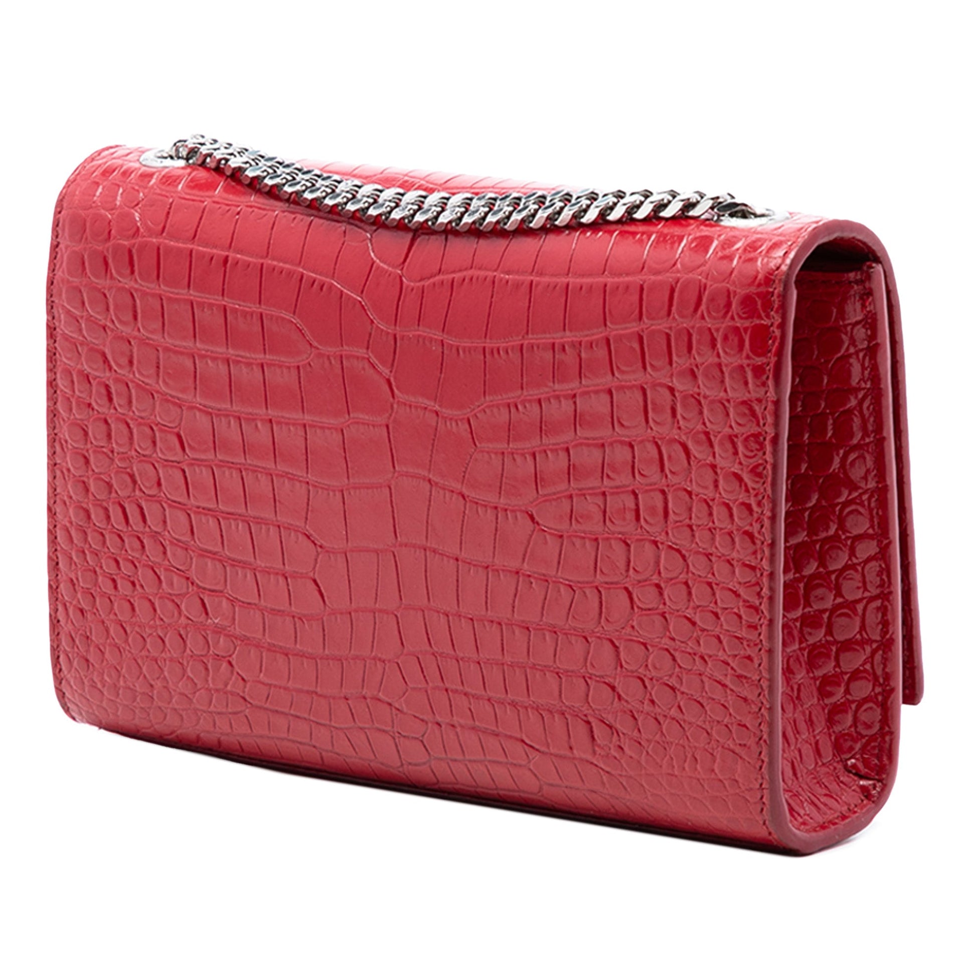 Saint Laurent Small Embossed Leather Kate Tassel Crossbody