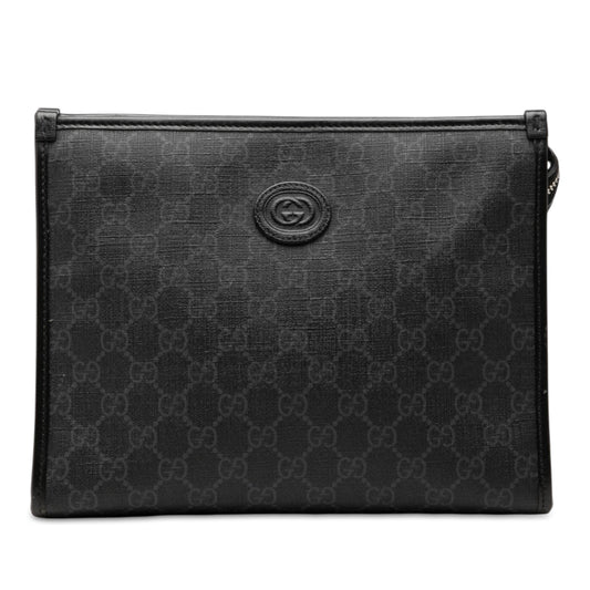 Gucci GG Supreme Retro Interlocking G Clutch