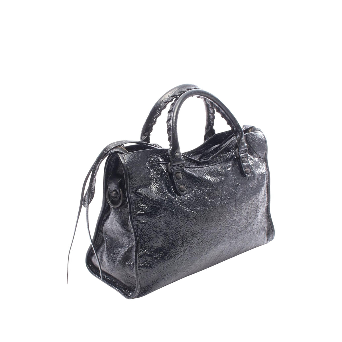 Balenciaga Medium Lambskin Le City Satchel