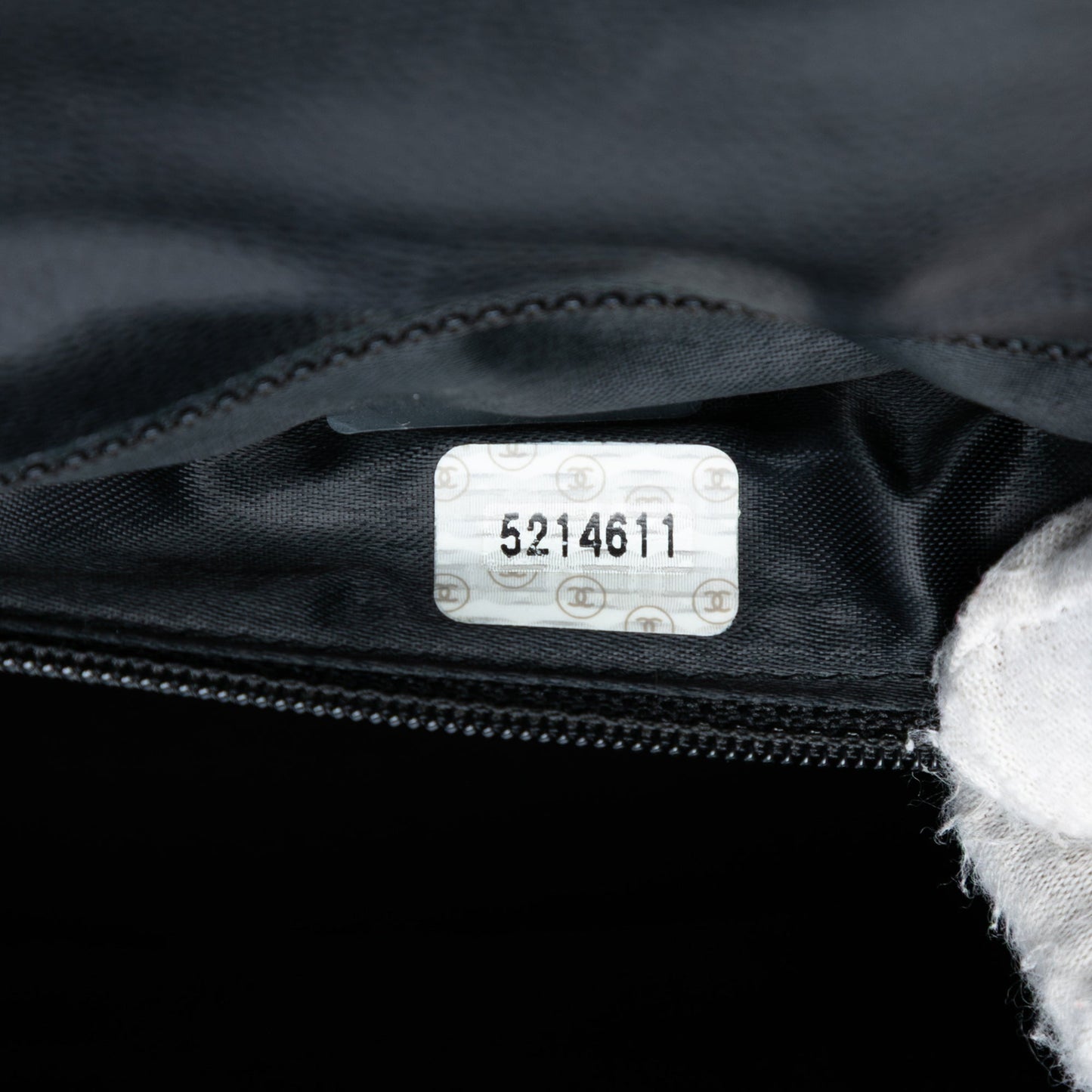 CC Caviar Twisted Strap Shoulder Bag