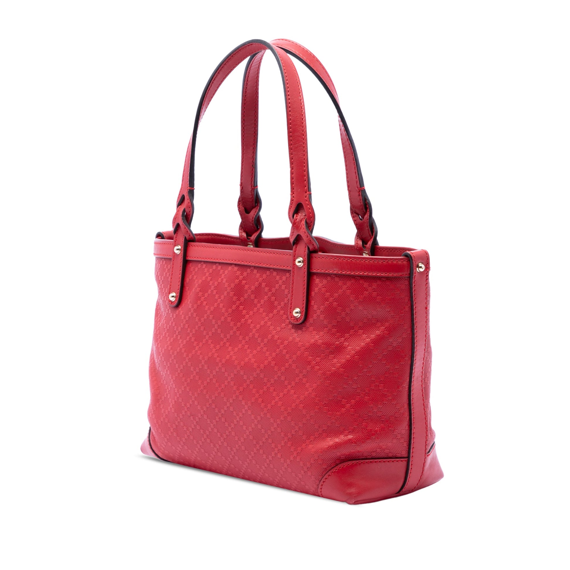 Gucci Small Diamante Leather Craft Tote