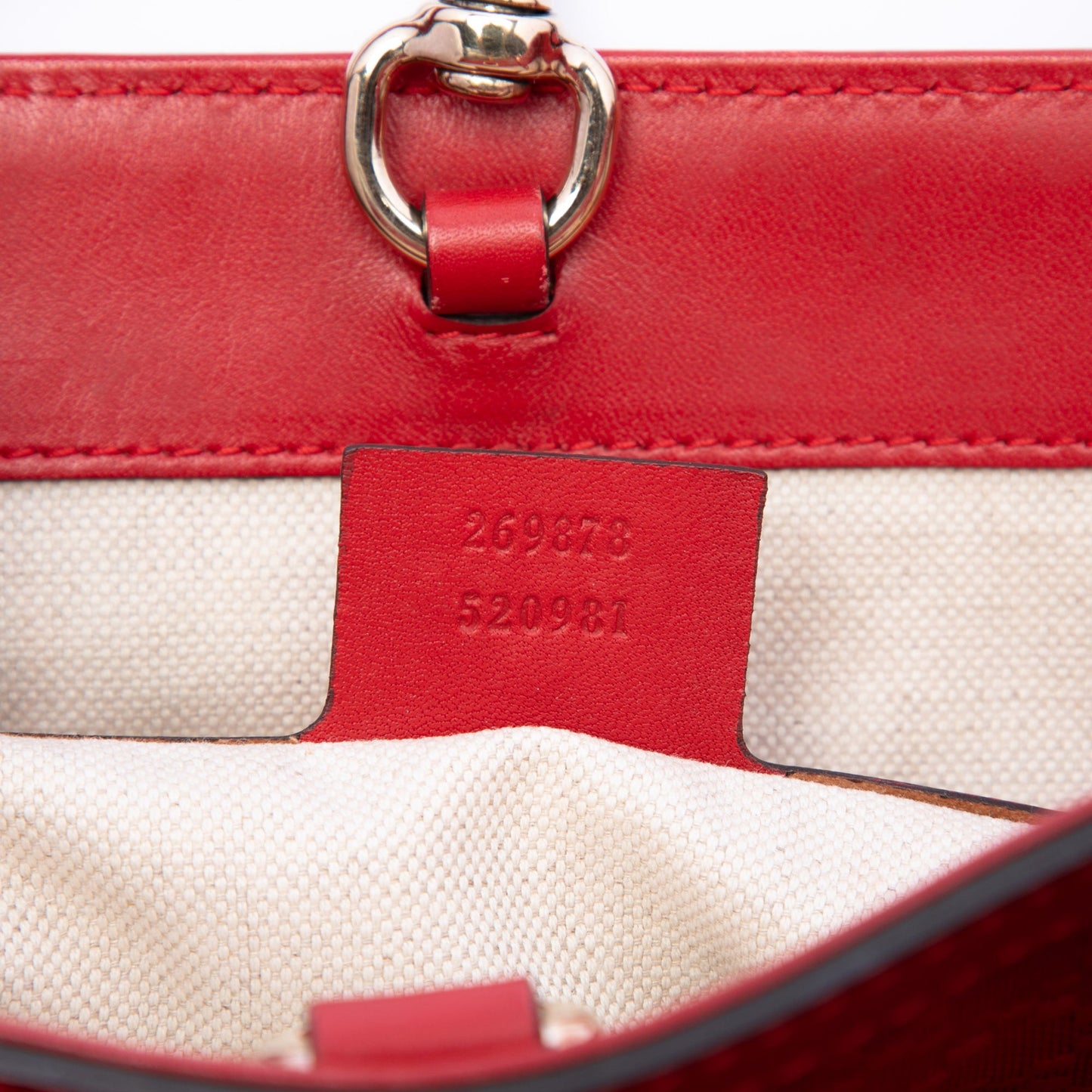 Gucci Small Diamante Leather Craft Tote