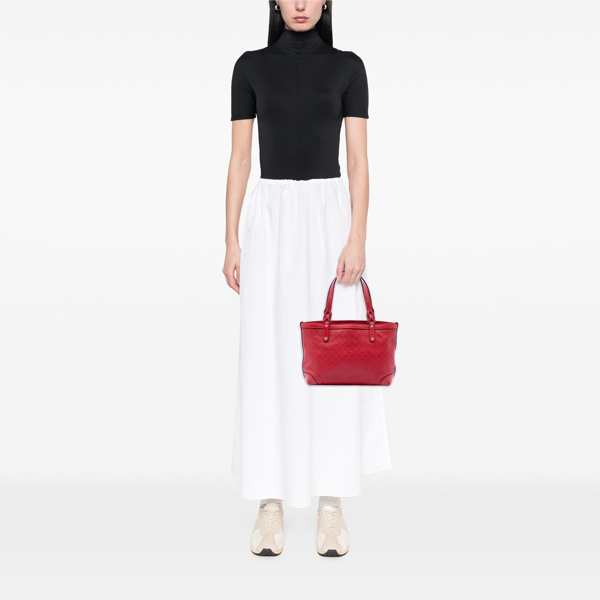 Gucci Small Diamante Leather Craft Tote