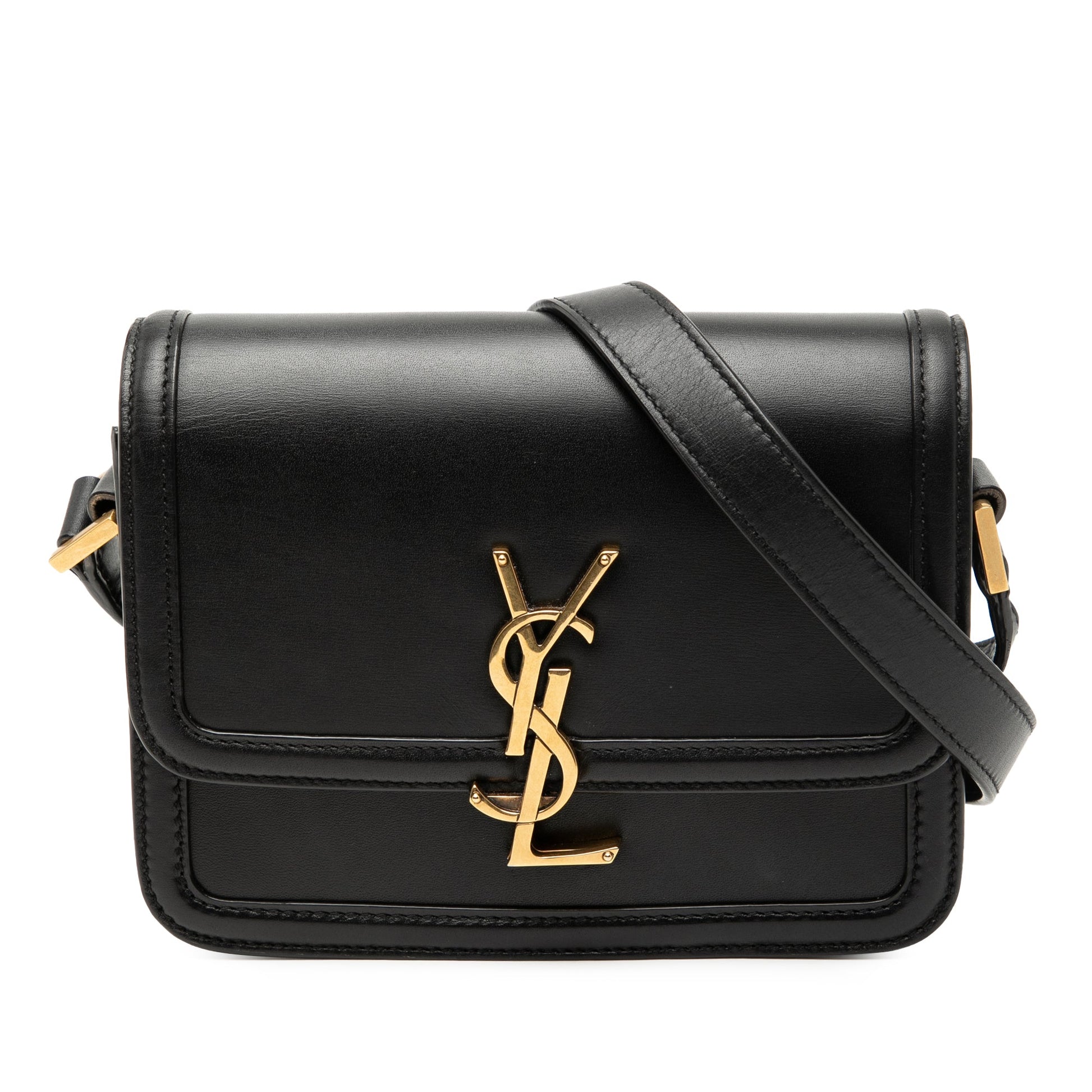 Saint Laurent Small Calfskin Solferino Satchel In Box