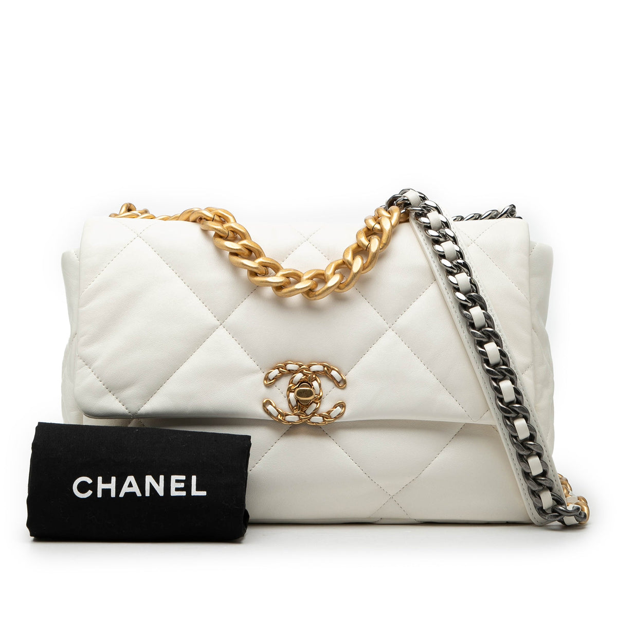 Chanel Large Lambskin 19 Flap