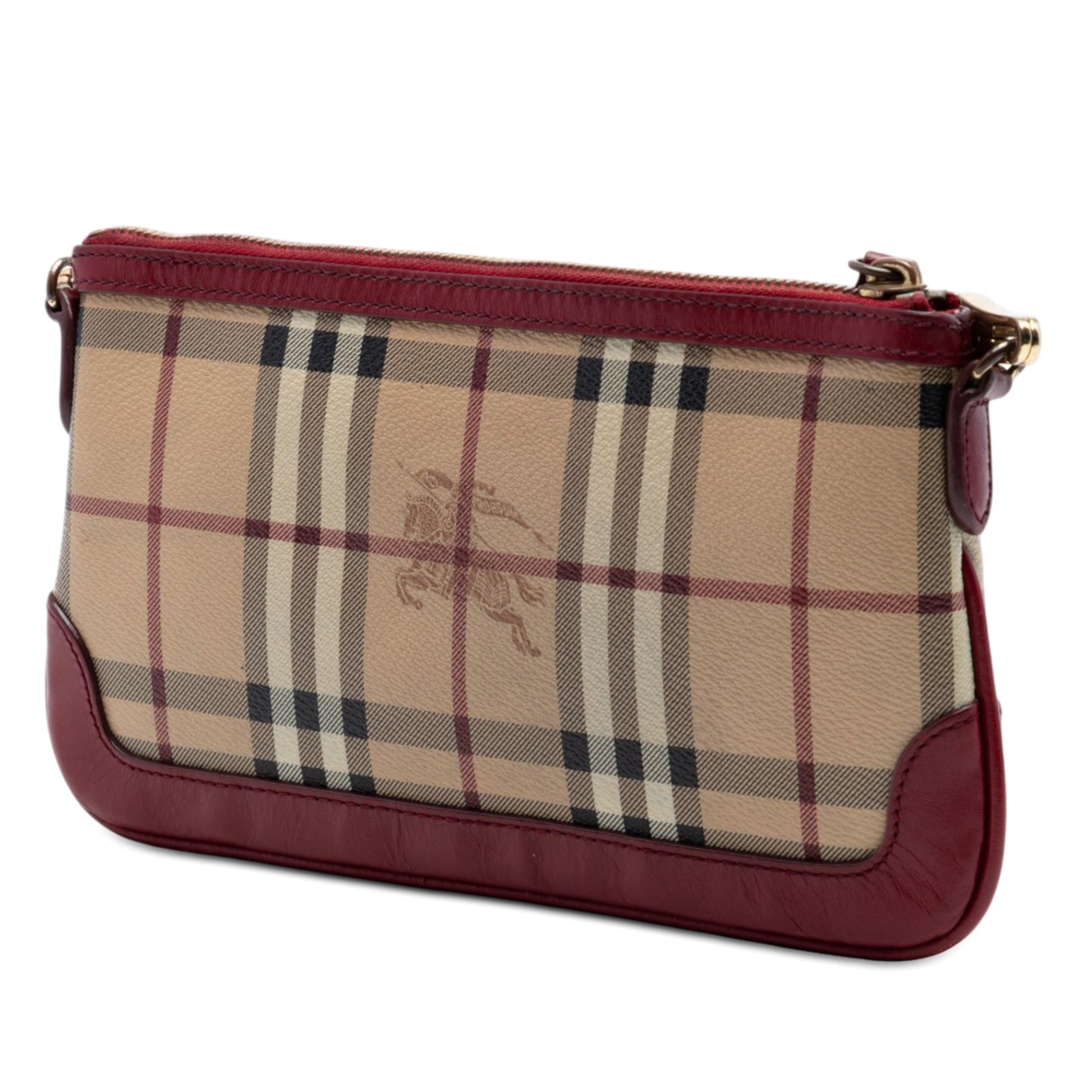 Burberry Haymarket Check Coated Canvas Peyton Crossbody