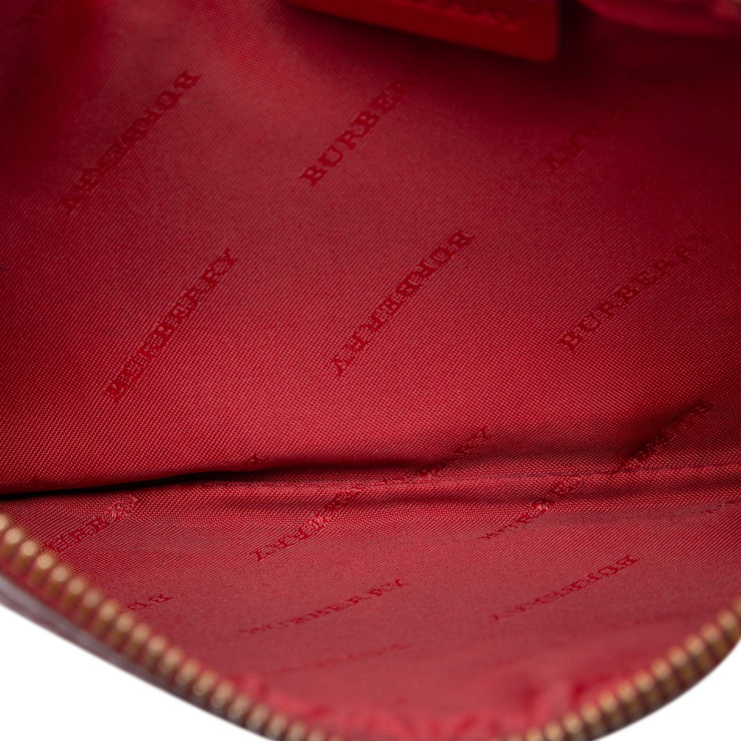 Burberry Haymarket Check Coated Canvas Peyton Crossbody