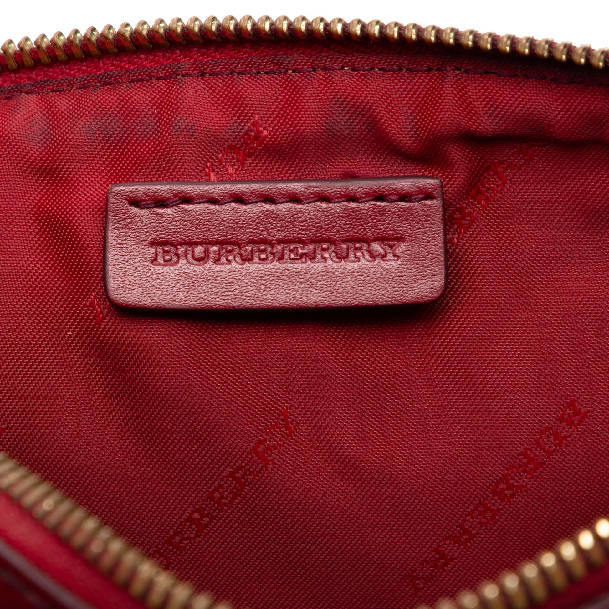 Burberry Haymarket Check Coated Canvas Peyton Crossbody