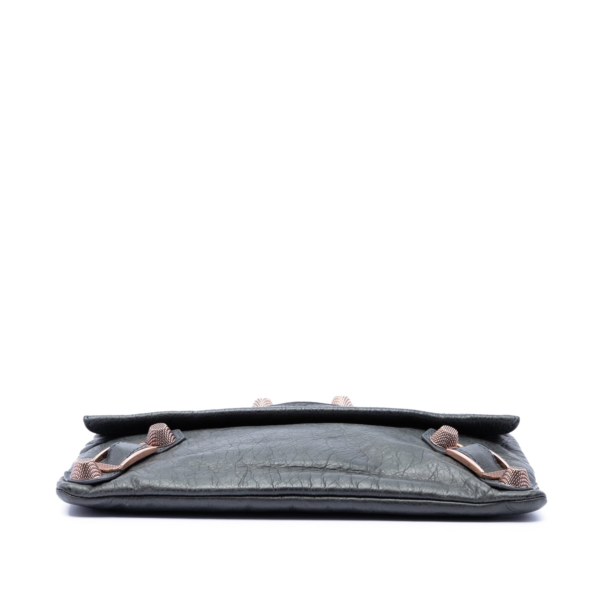 Balenciaga Lambskin Motocross Giant 21 Envelope Clutch