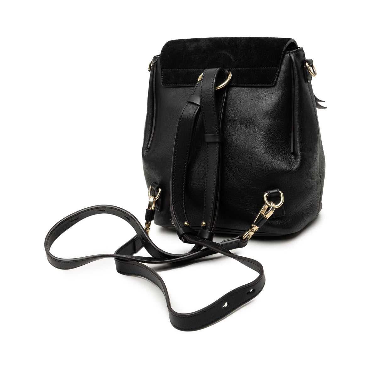 Chloé Medium Calfskin and Suede Faye Backpack