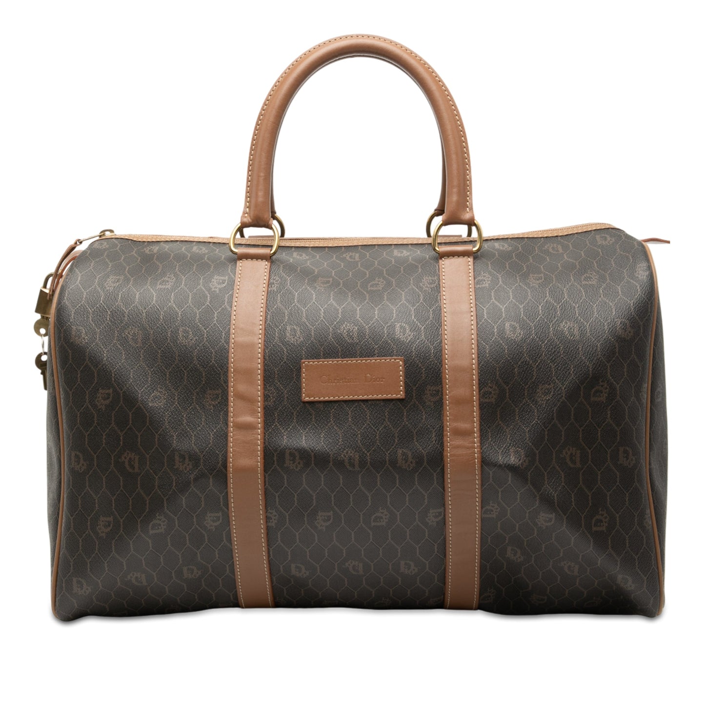 Dior Honeycomb Coated Canvas Travel Bag