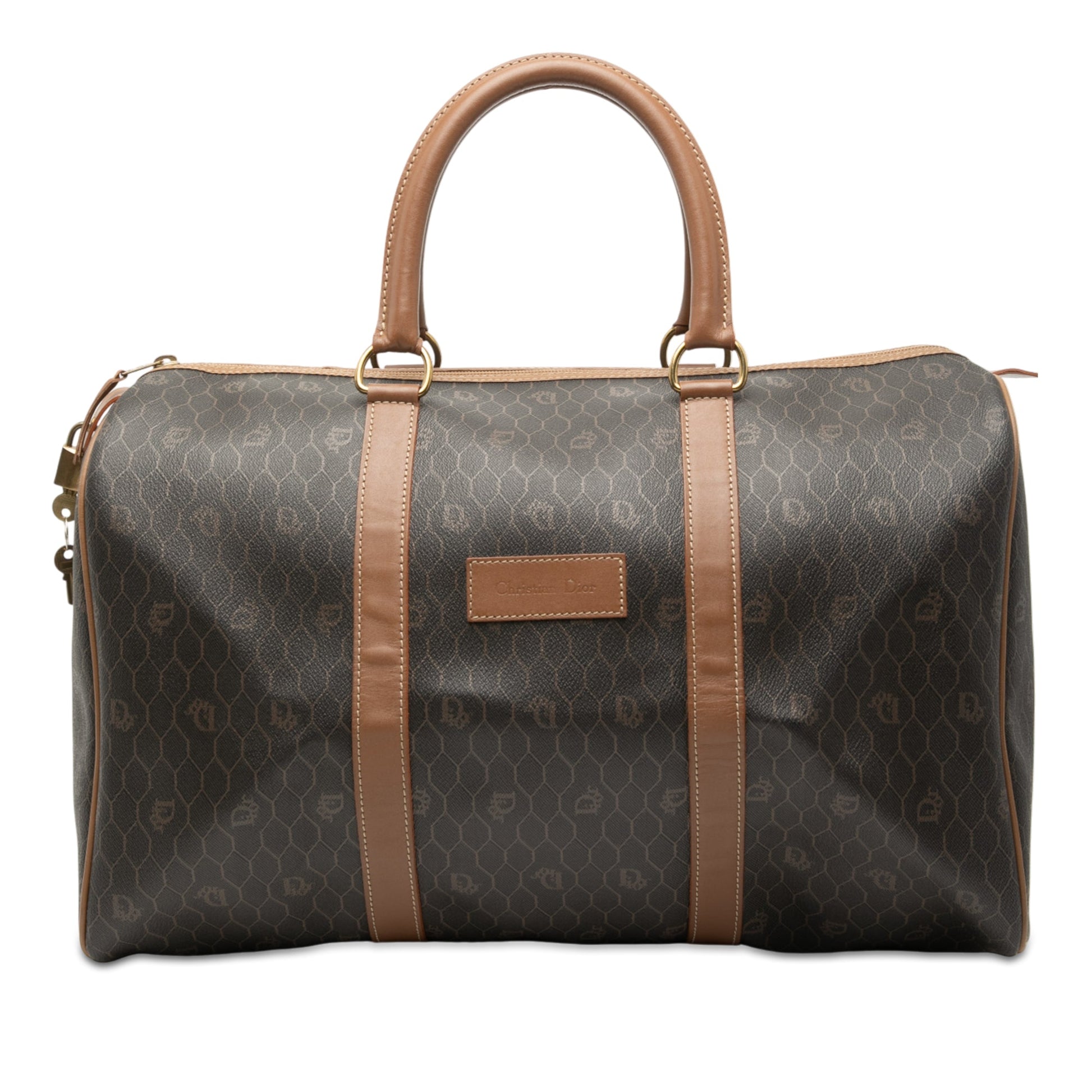 Dior Honeycomb Coated Canvas Travel Bag
