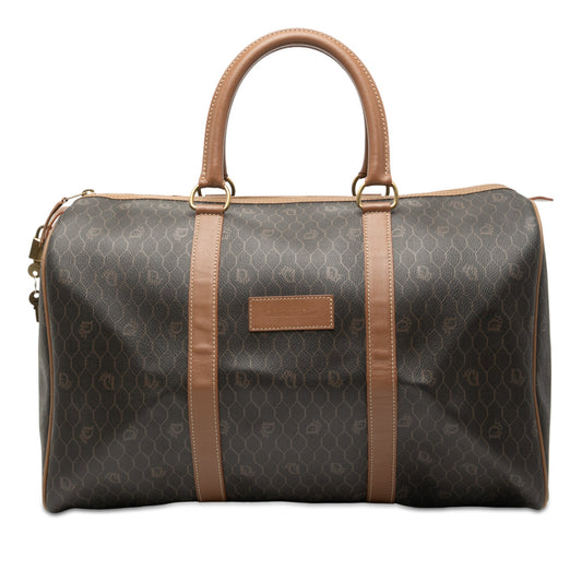 Dior Honeycomb Coated Canvas Travel Bag