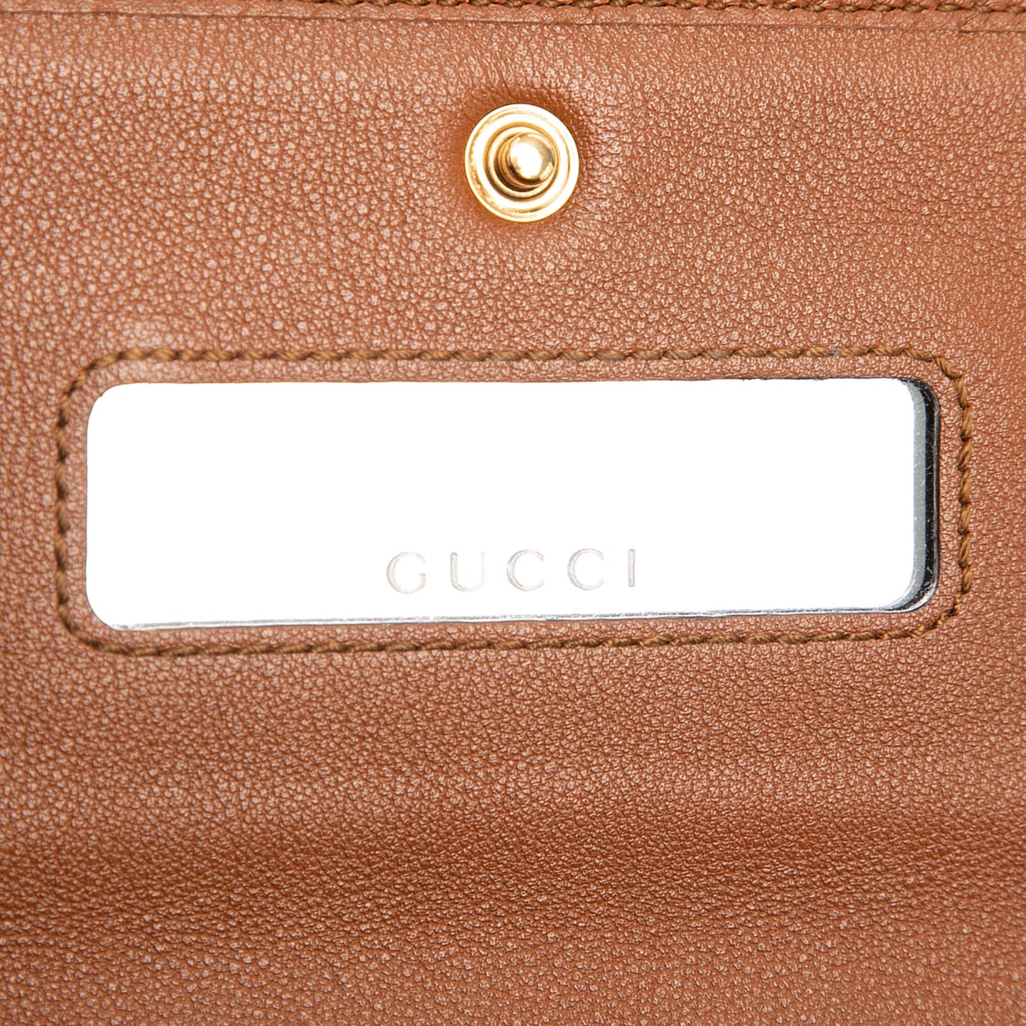 Gucci Calfskin Bamboo Diana Wallet on Chain