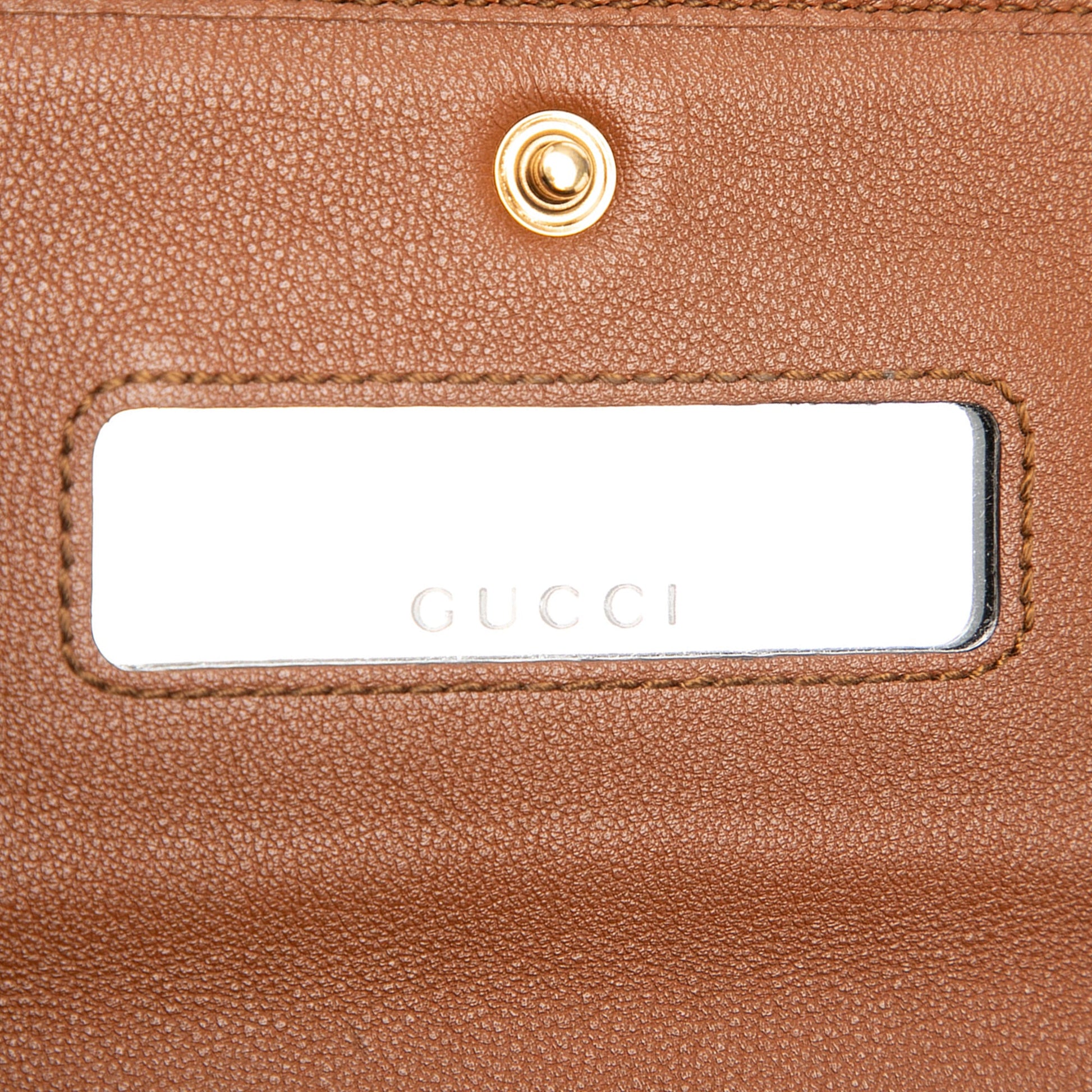 Gucci Calfskin Bamboo Diana Wallet on Chain