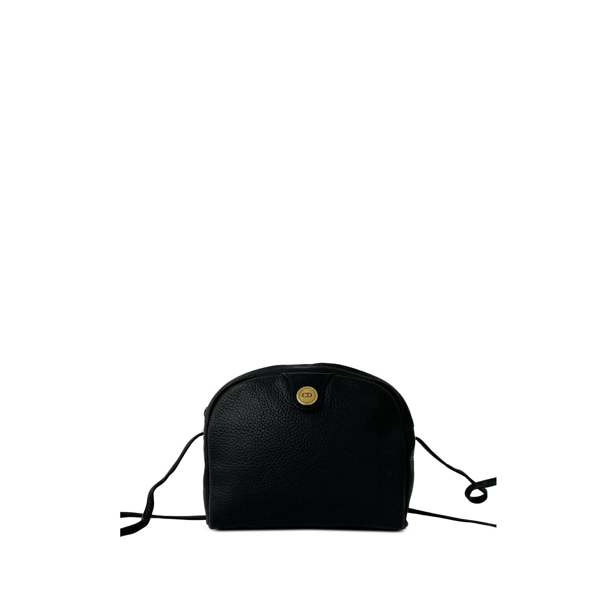 Dior Leather Crossbody — Black