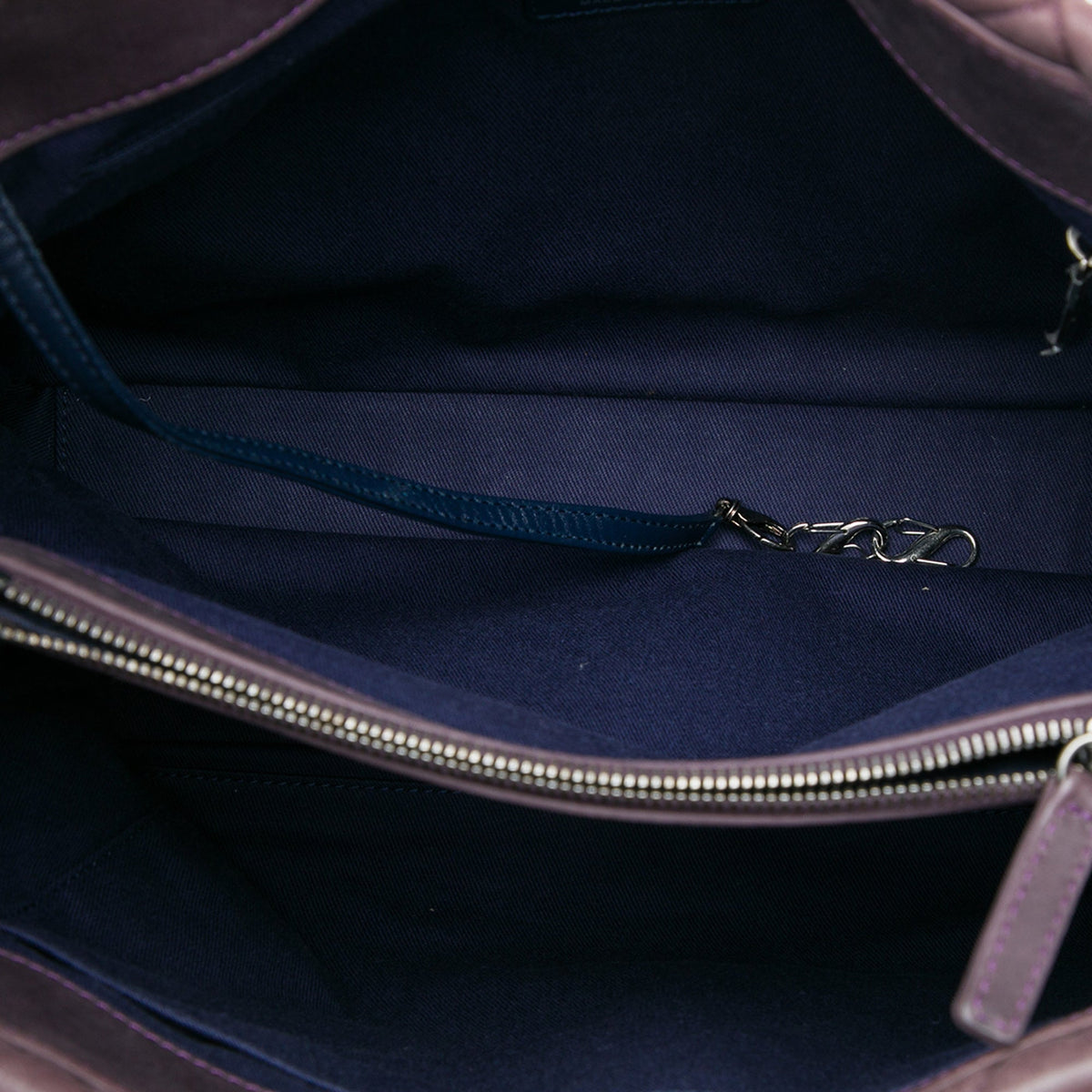 Chanel Large Quilted Iridescent Calfskin New Bubble Tote — Purple