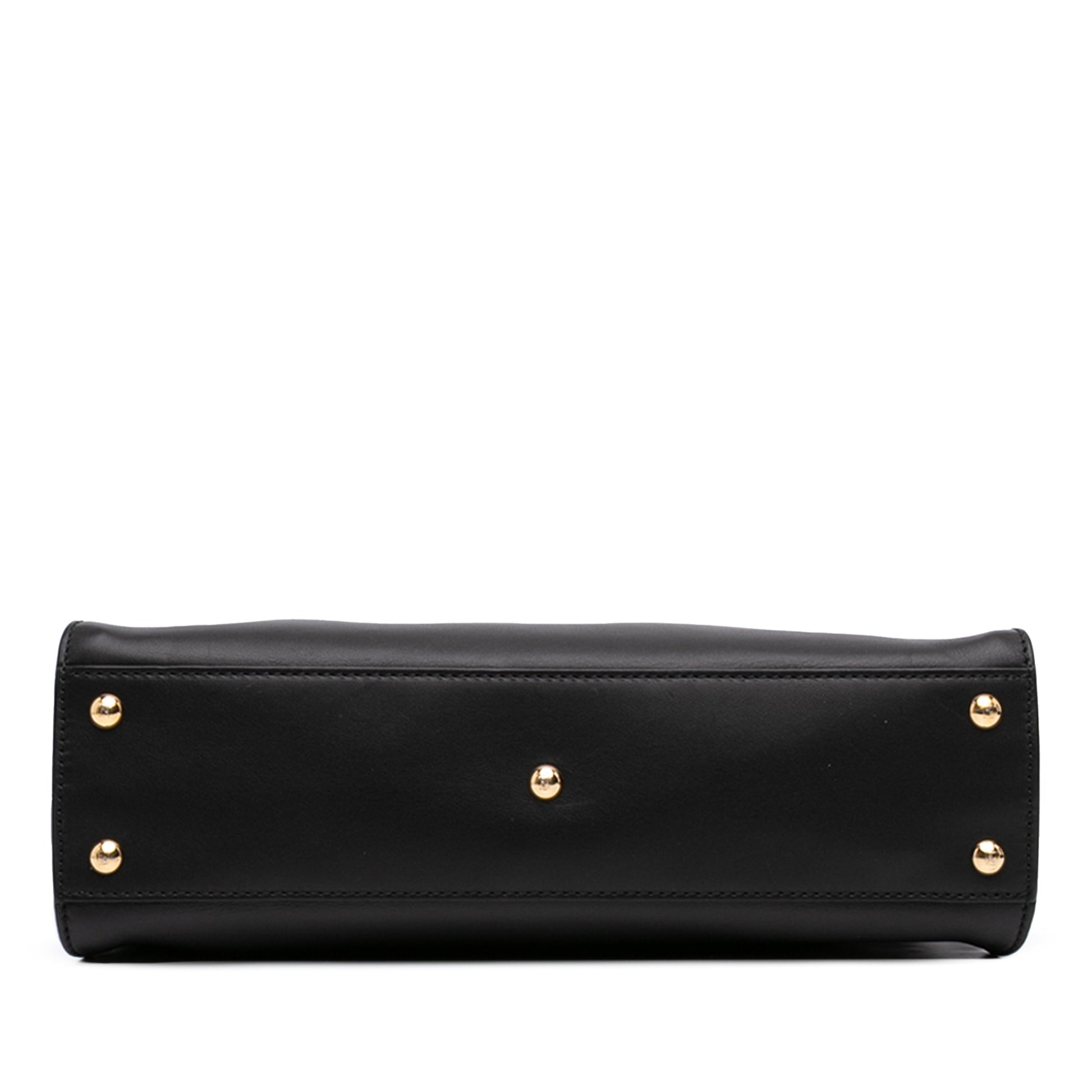 Fendi Medium Bicolor Leather Peekaboo ISeeU Satchel