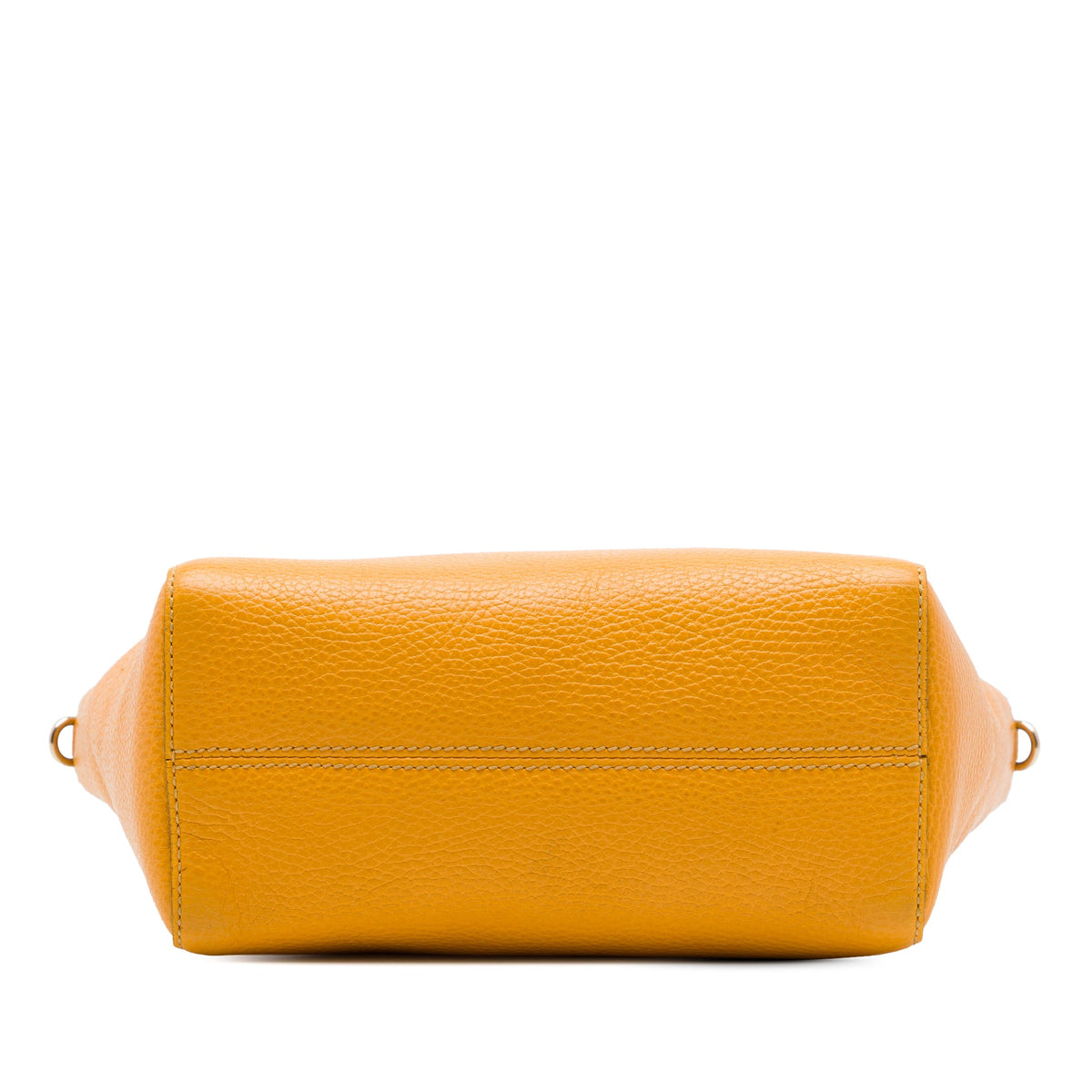 Gucci Mini Leather Swing Satchel — Yellow
