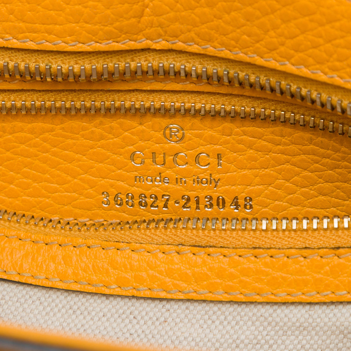 Gucci Mini Leather Swing Satchel — Yellow