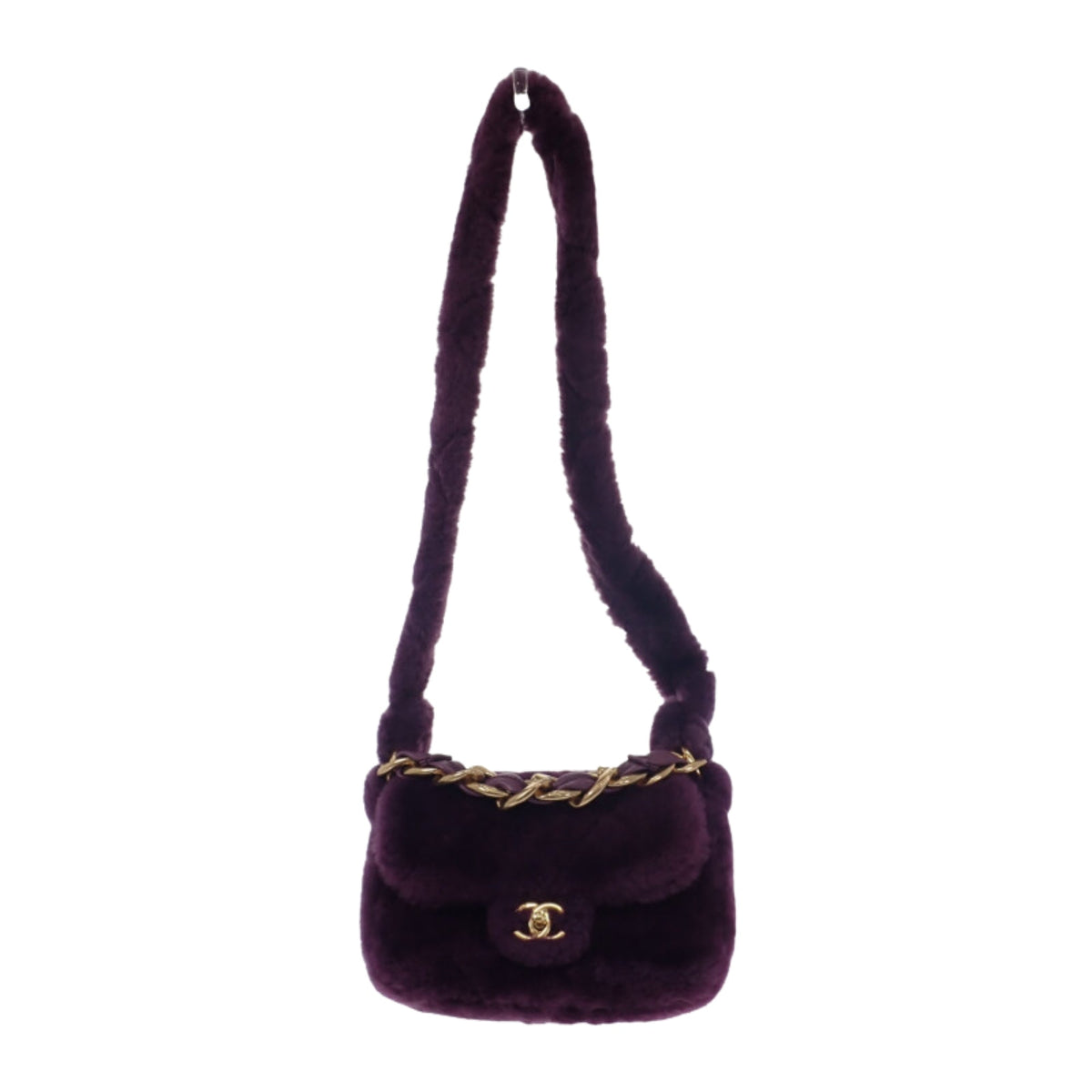 Chanel Quilted Shearling Coconing Single Flap
