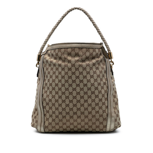 Gucci Large GG Canvas Bella Shoulder Bag