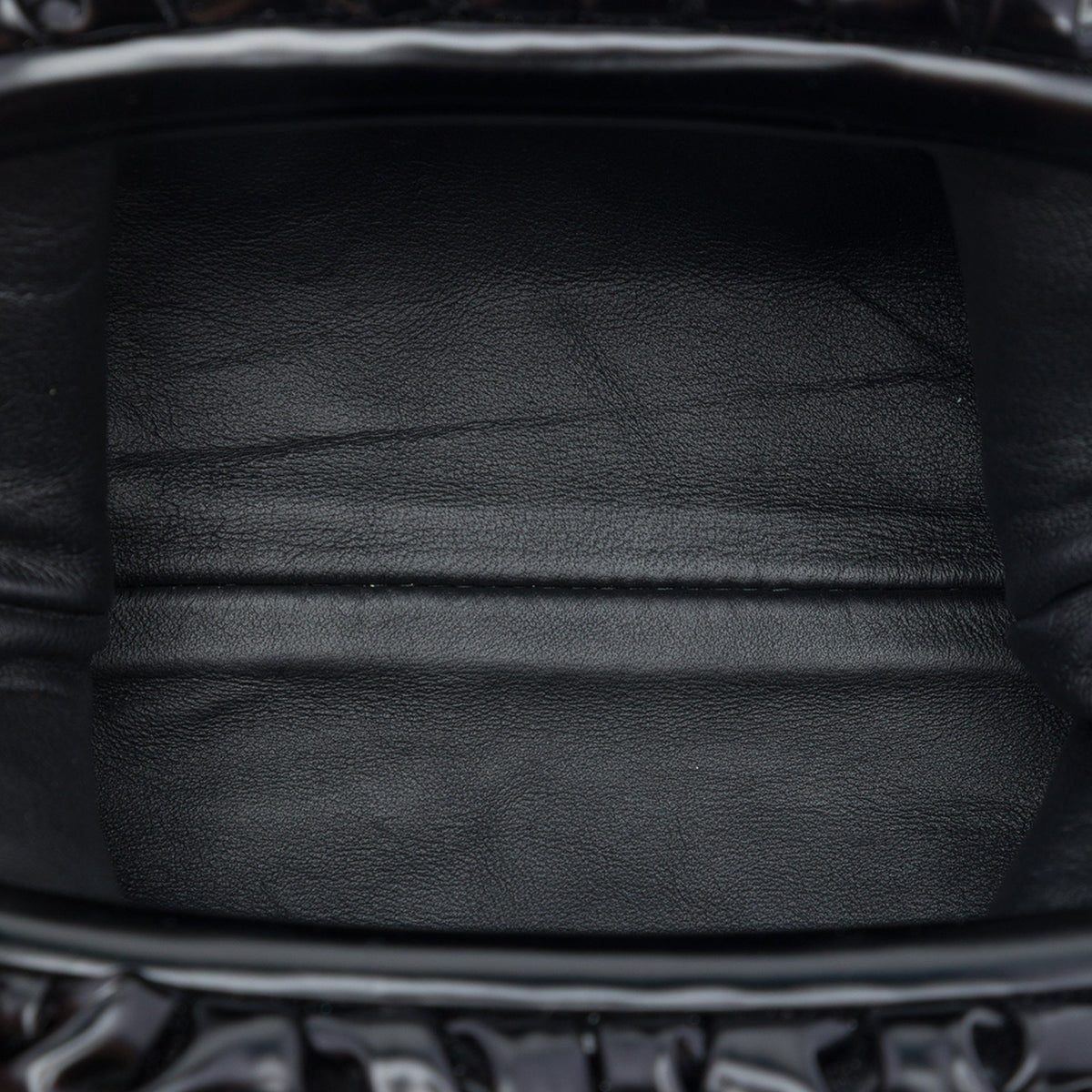 Bottega Veneta Brushed Calfskin The Mini Pouch — Black