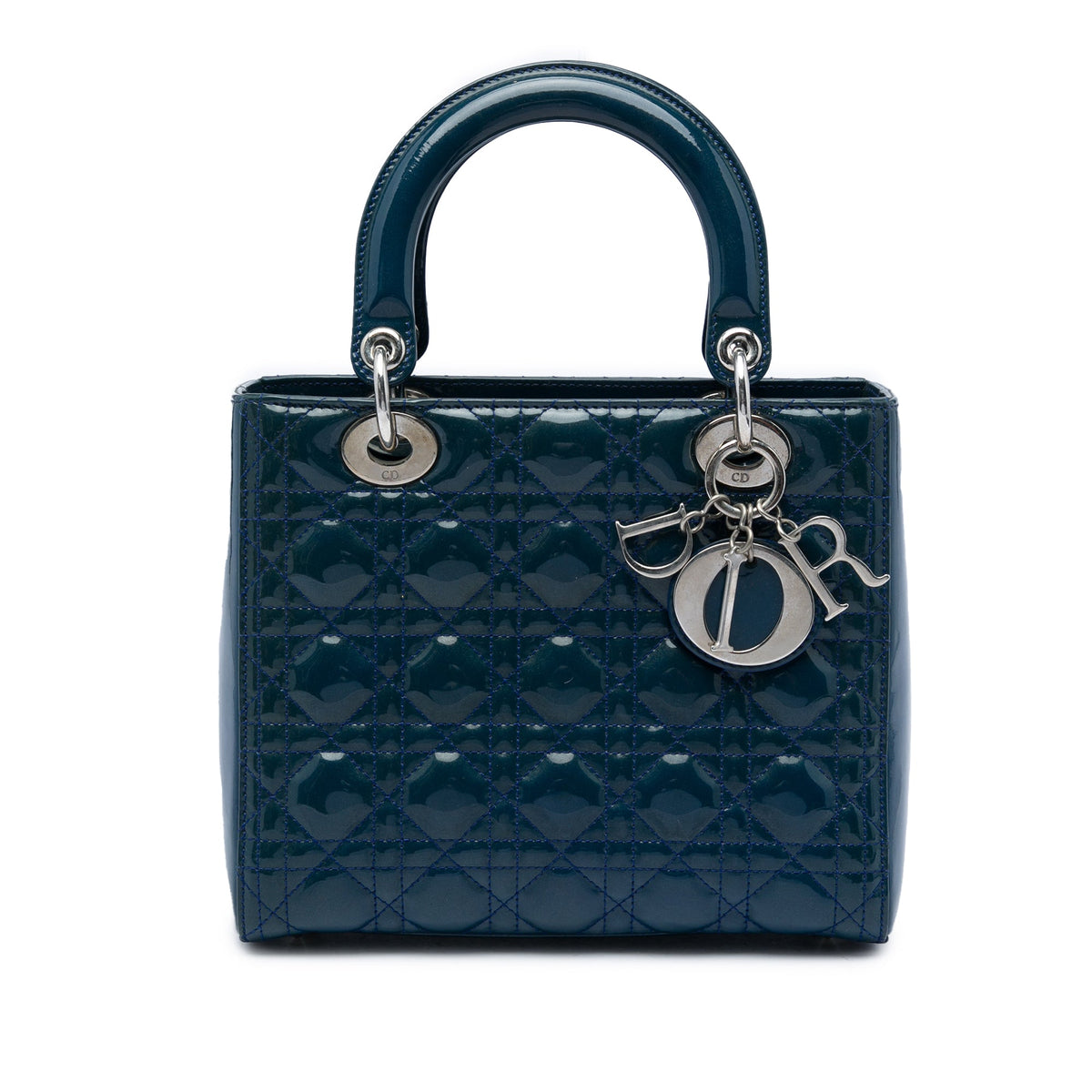 Dior Medium Patent Cannage Lady Dior