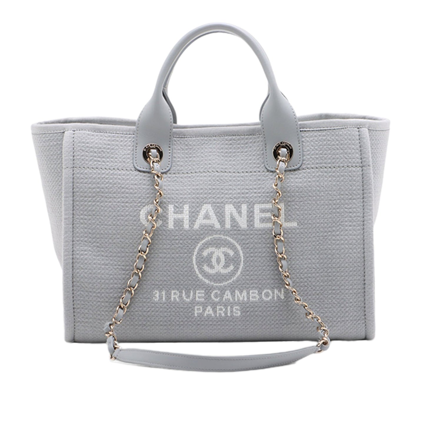 Chanel Small Canvas Deauville Tote