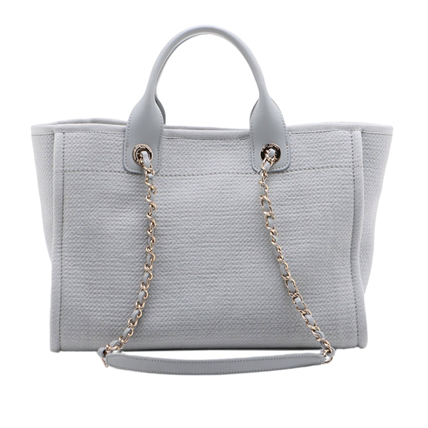 Chanel Small Canvas Deauville Tote