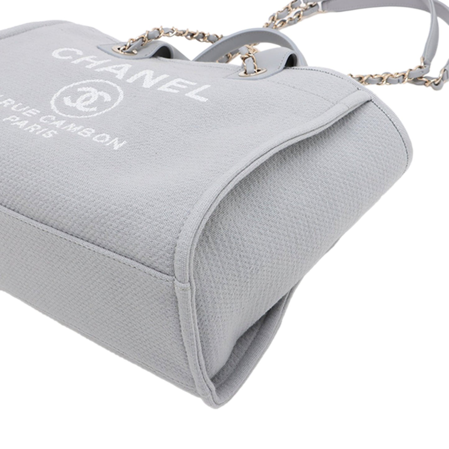 Chanel Small Canvas Deauville Tote