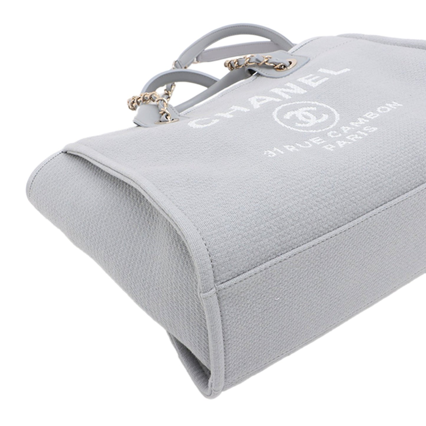 Chanel Small Canvas Deauville Tote