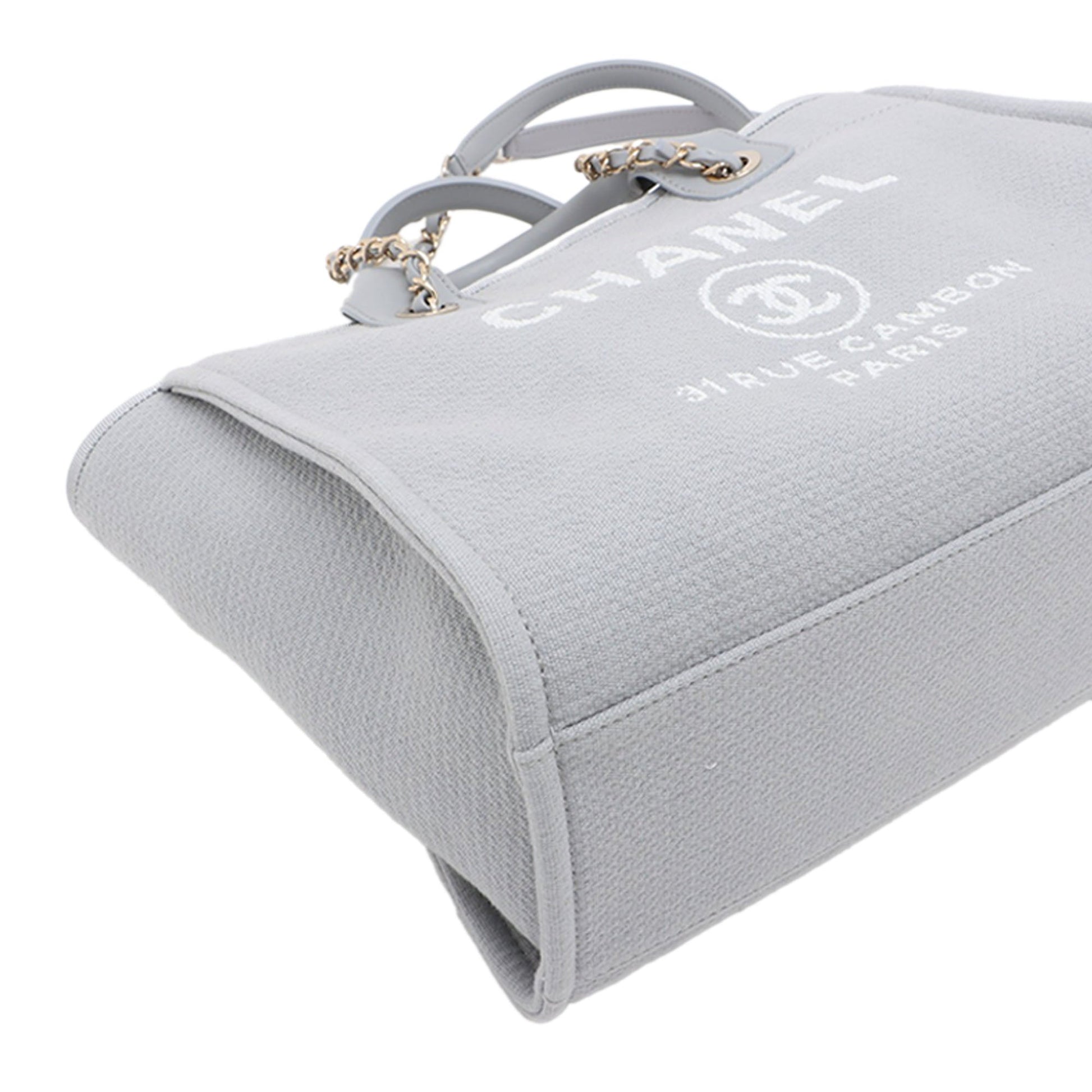 Chanel Small Canvas Deauville Tote