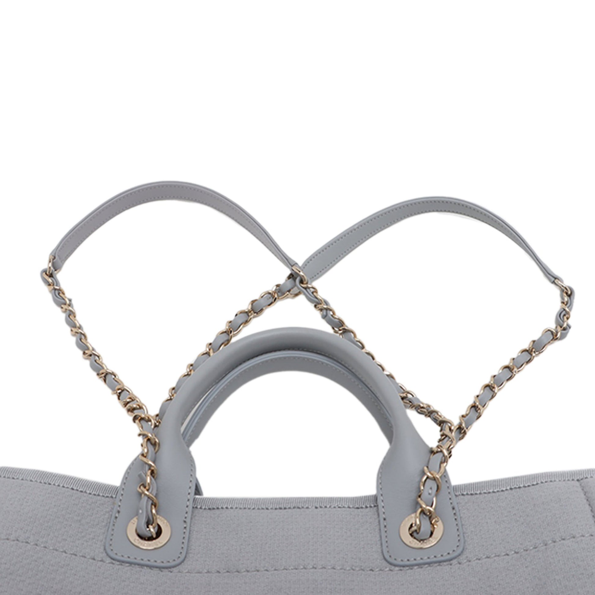 Chanel Small Canvas Deauville Tote