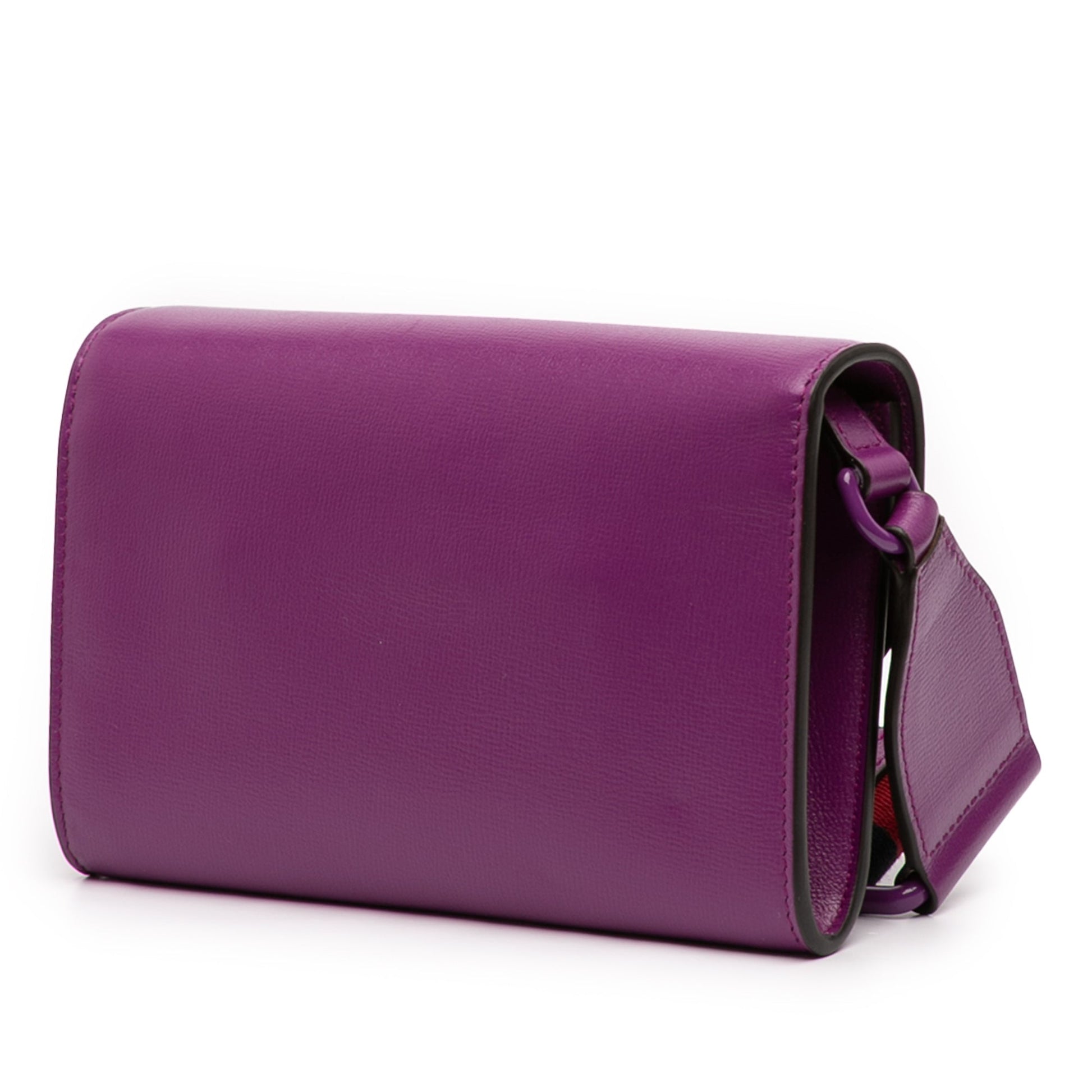 Gucci Mini Leather Horsebit 1955 Web Crossbody