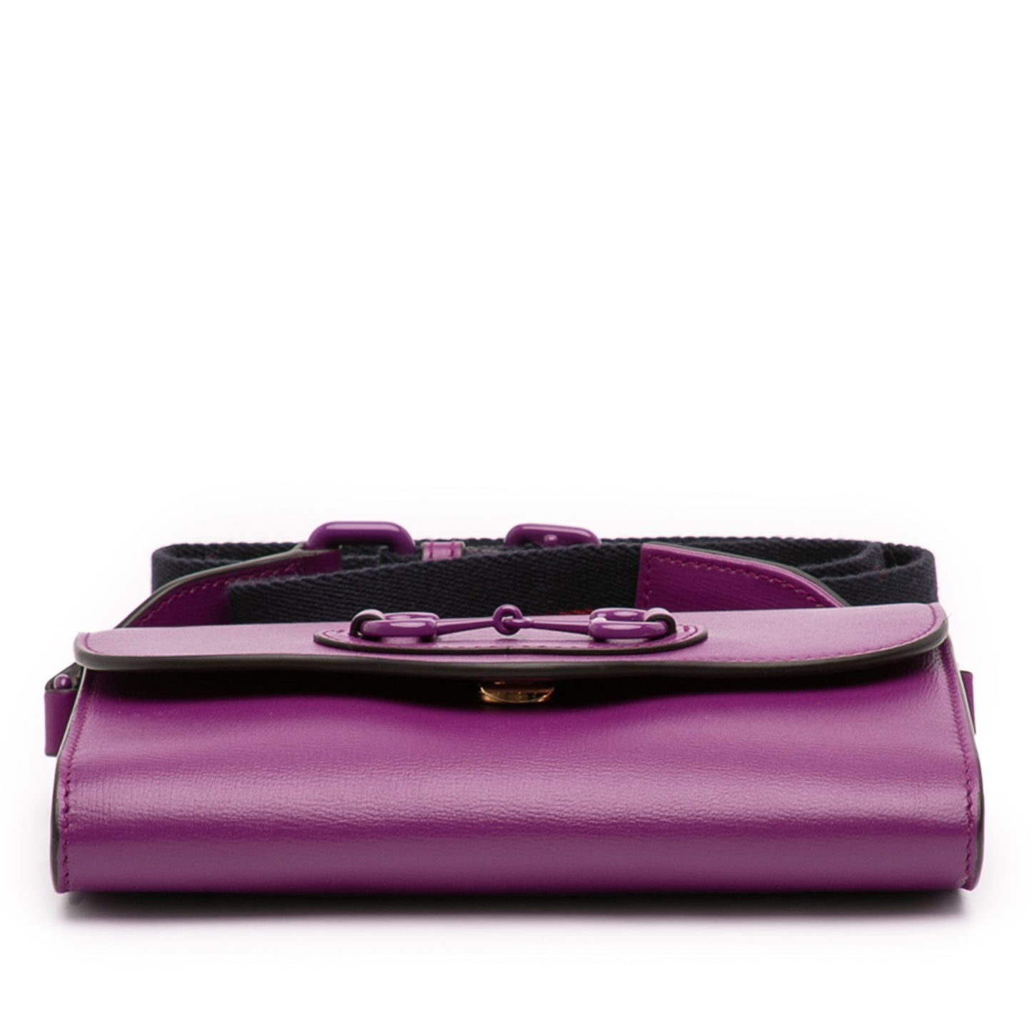 Gucci Mini Leather Horsebit 1955 Web Crossbody