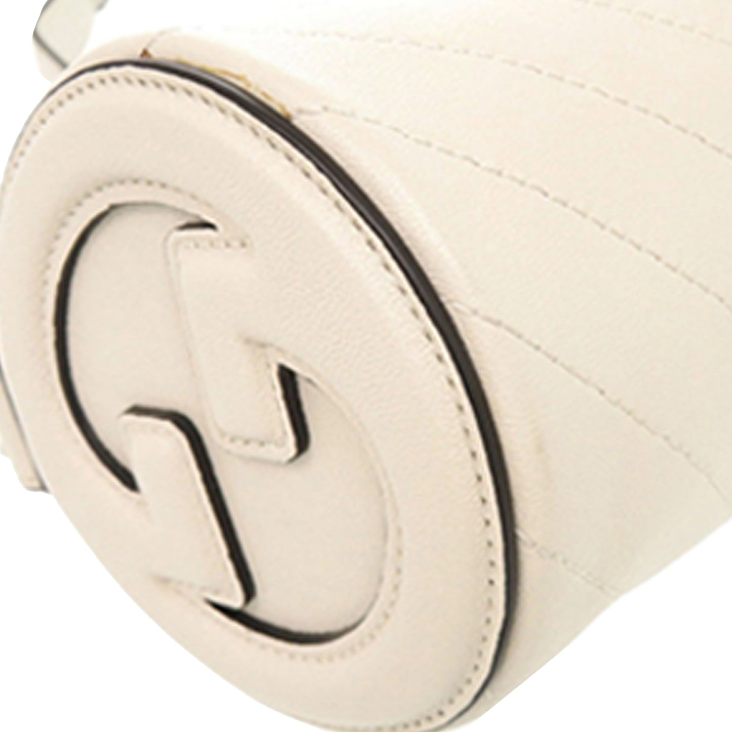 Gucci Mini Leather Blondie Barrel Shoulder Bag