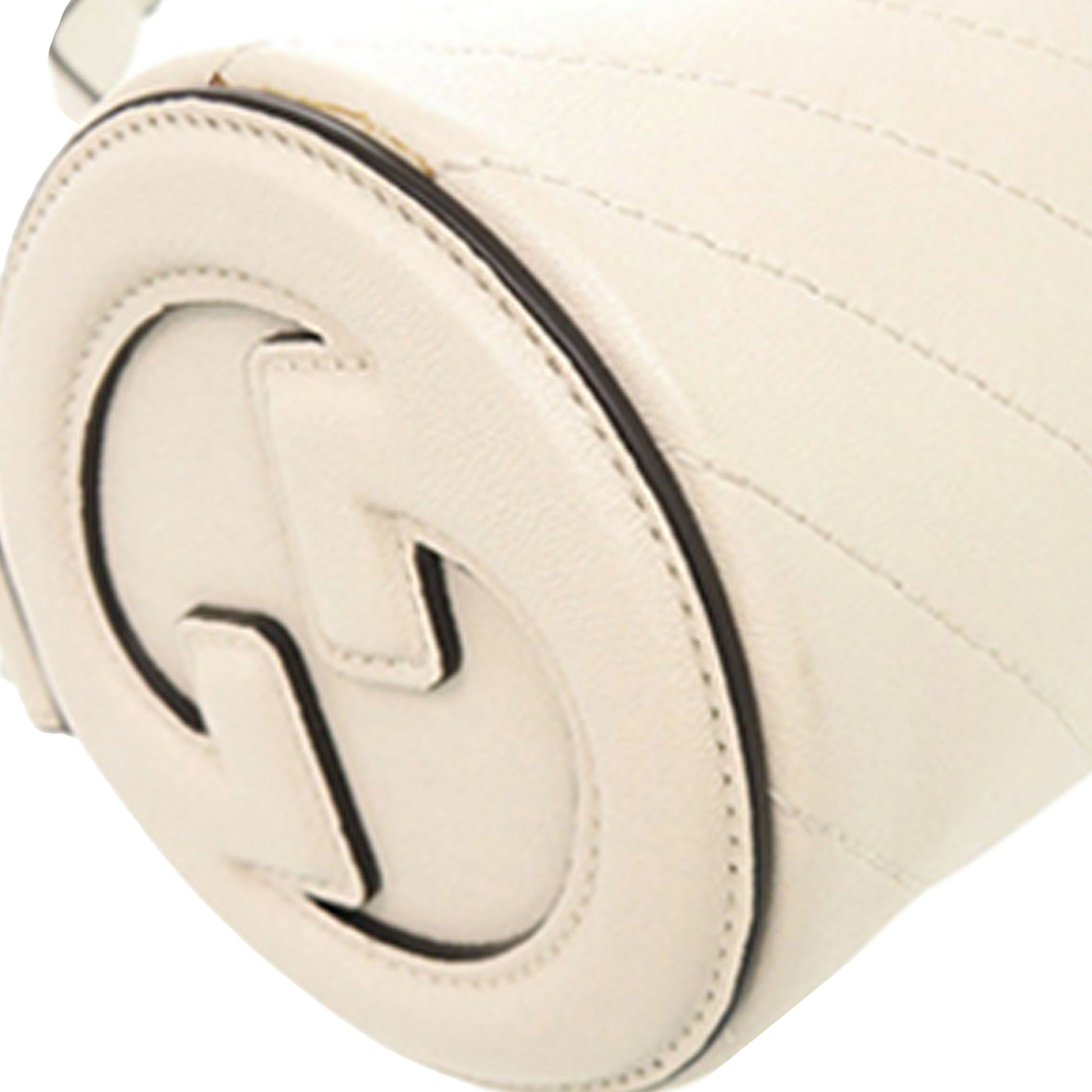 Gucci Mini Leather Blondie Barrel Shoulder Bag