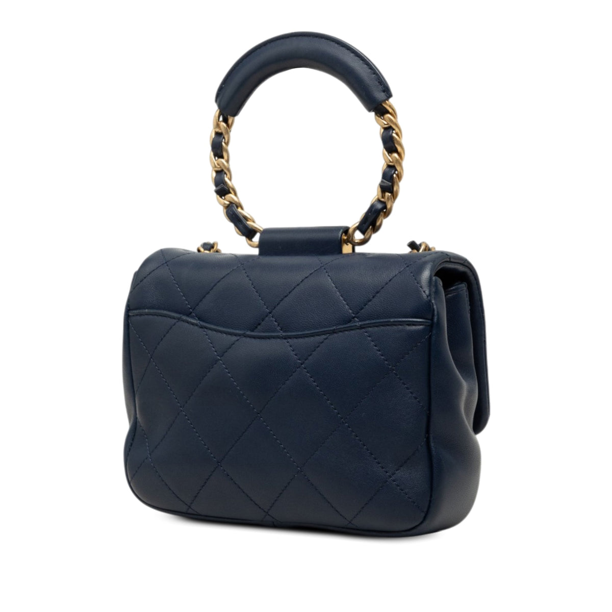 Chanel Mini Quilted Lambskin In The Loop Flap