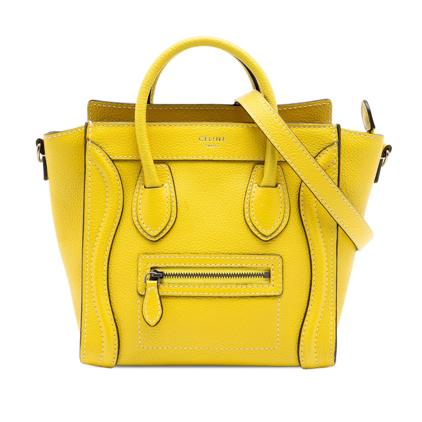 Celine Nano Grained Calfskin Luggage Tote