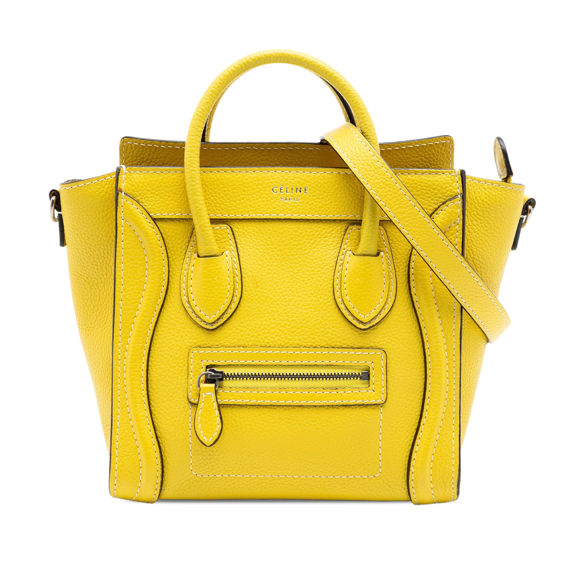 Celine Nano Grained Calfskin Luggage Tote