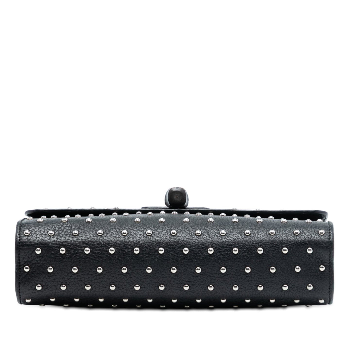 Gucci Medium Studded Leather Miss Bamboo Crossbody