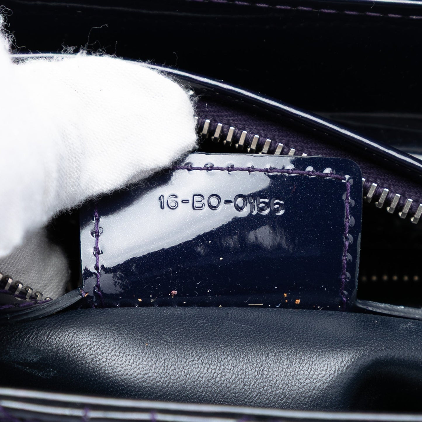 Dior Medium Patent Cannage Lady Dior