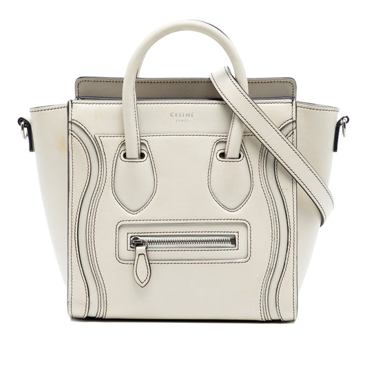 Celine Nano Leather Luggage Tote