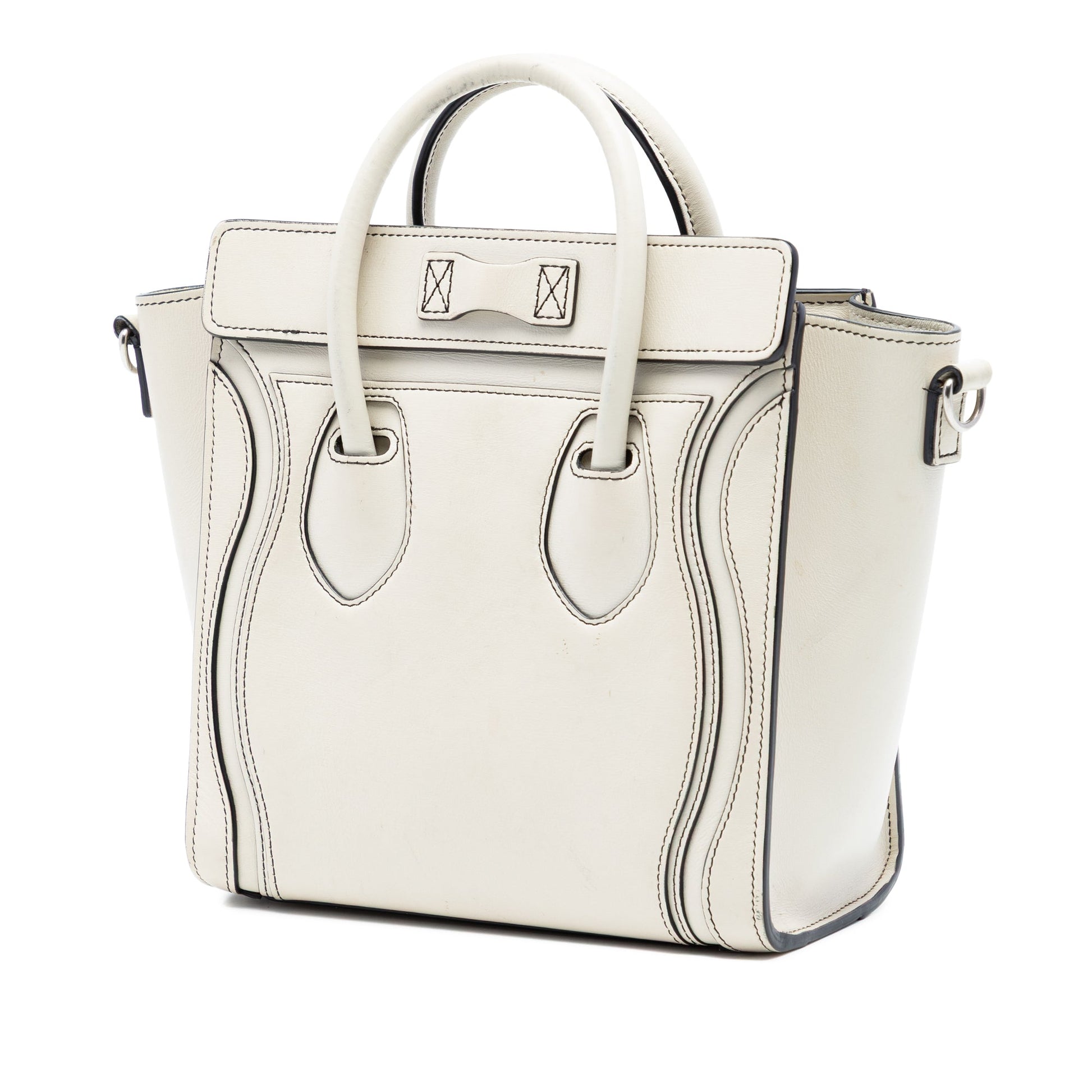 Celine Nano Leather Luggage Tote