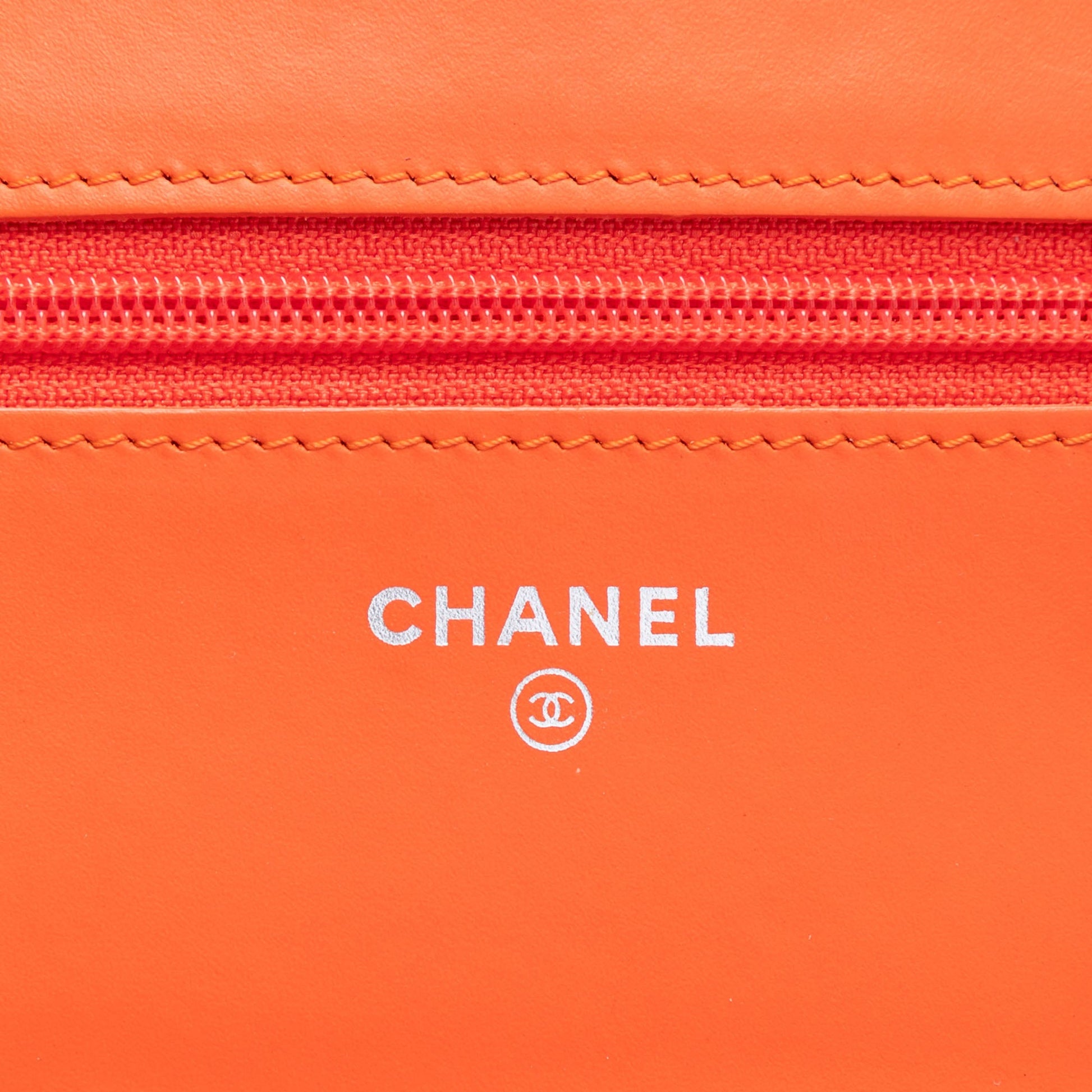 Chanel Quilted Patent Boy Wallet on Chain