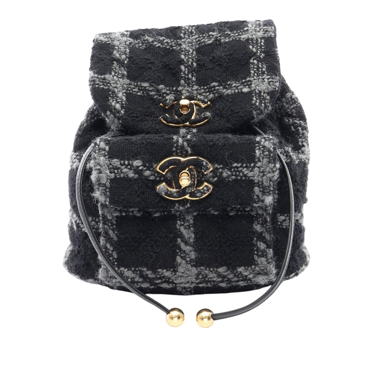 Chanel CC Wool Backpack