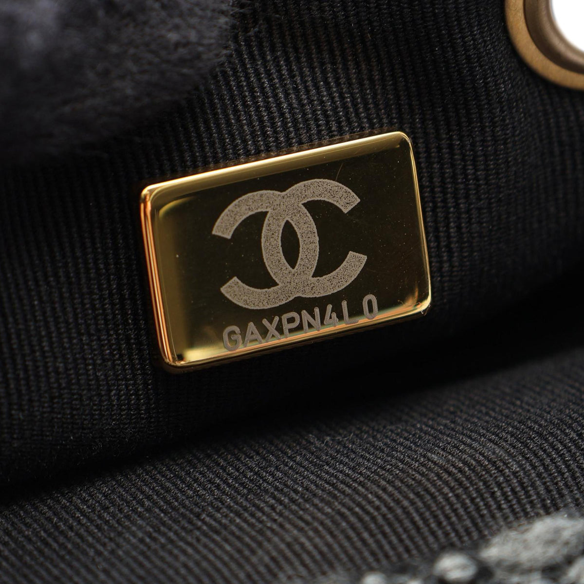 Chanel CC Wool Backpack
