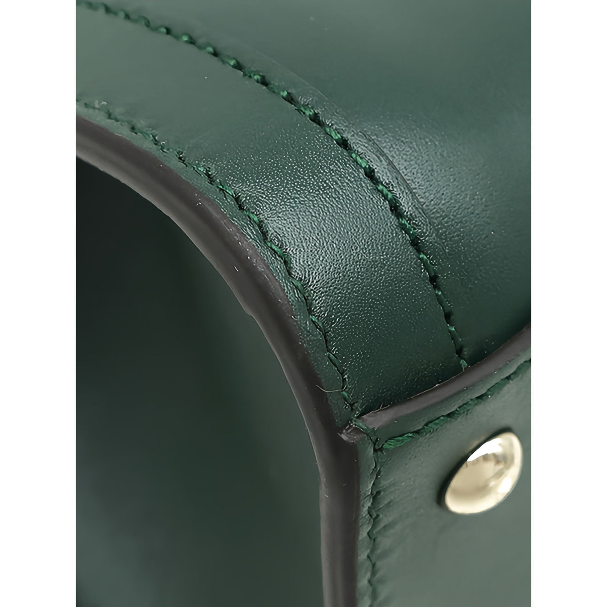 Gucci Mini Calfskin Bamboo Diana Satchel — Green